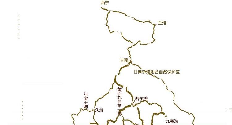 甘南交通地图